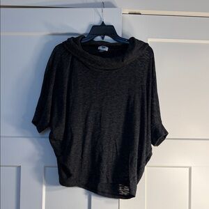 Old Navy Charcoal Cowl Neck Sweater